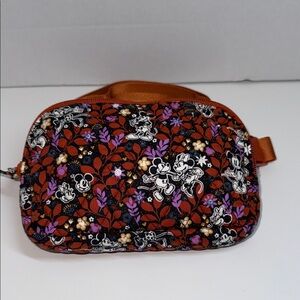 Disney Floral Character Crossbody Bag - Black, Brown, Purple